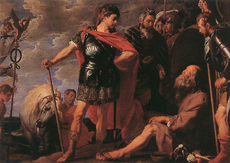 CRAYER, Gaspard de Alexander and Diogenes fdgh France oil painting art